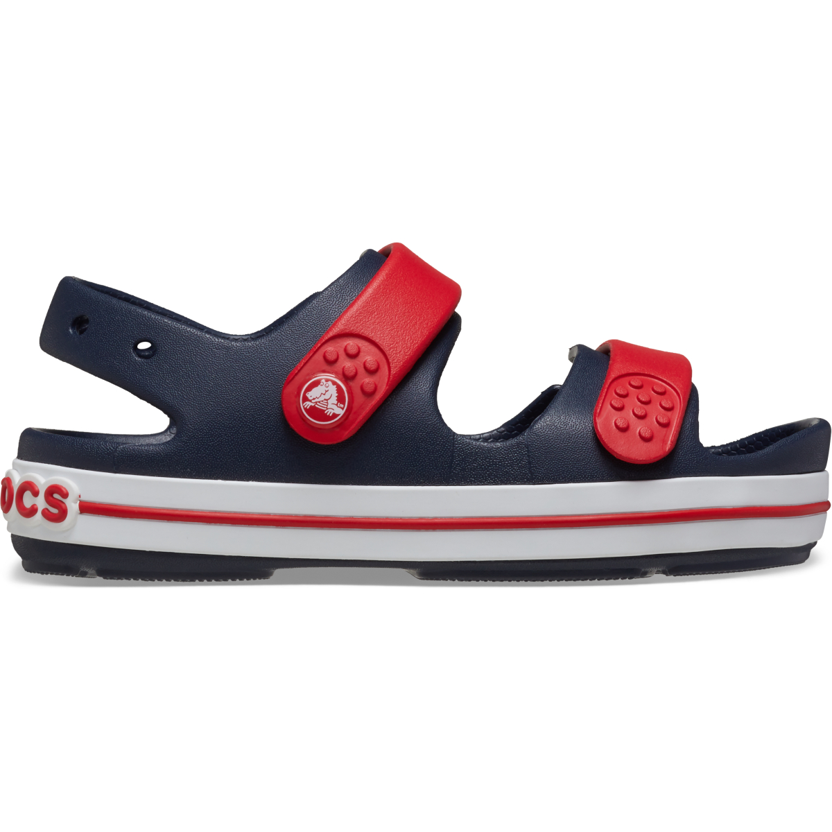 Crocband Cruiser Sandal T - Navy/Varsity Red