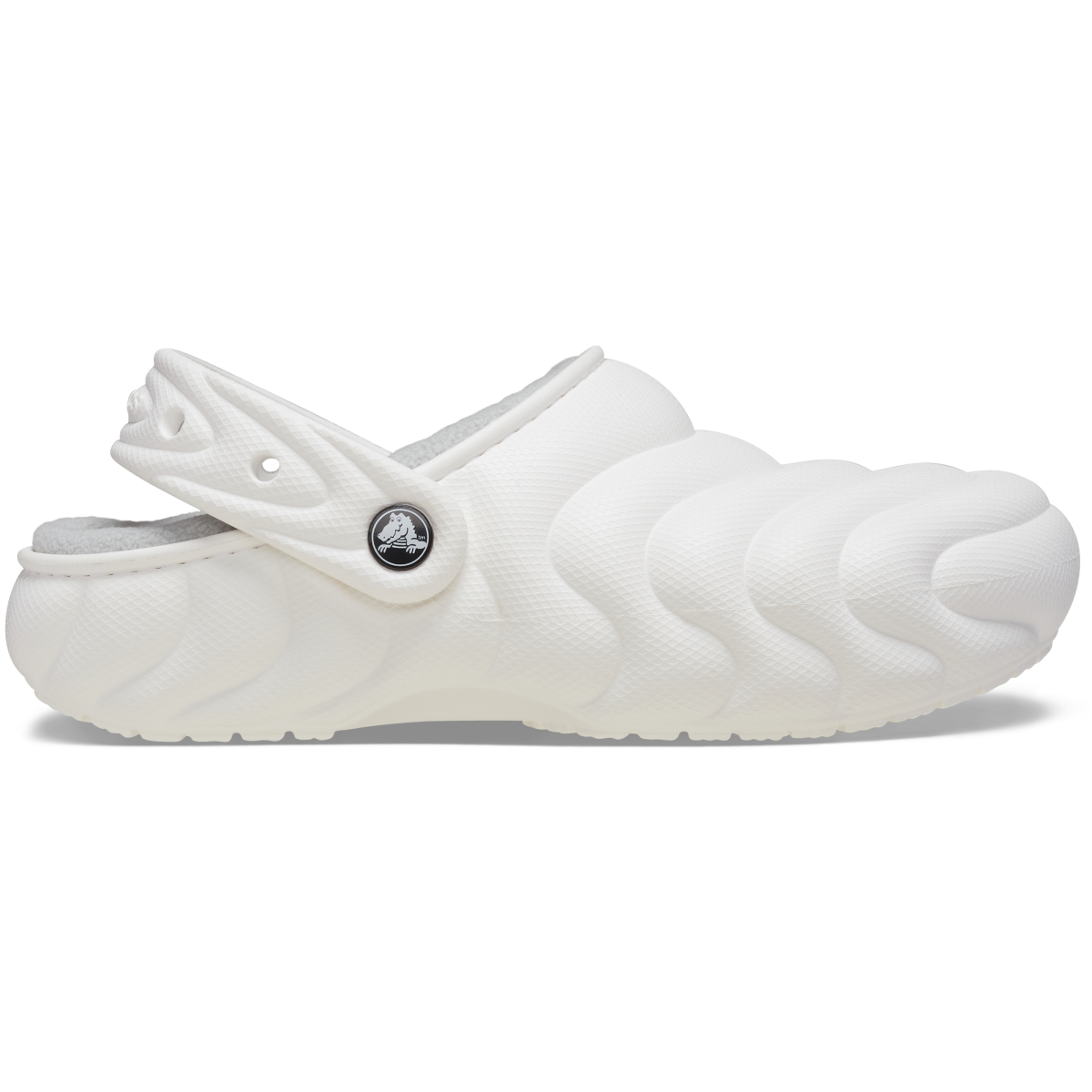 Classic Lined Overpuff Clog - White