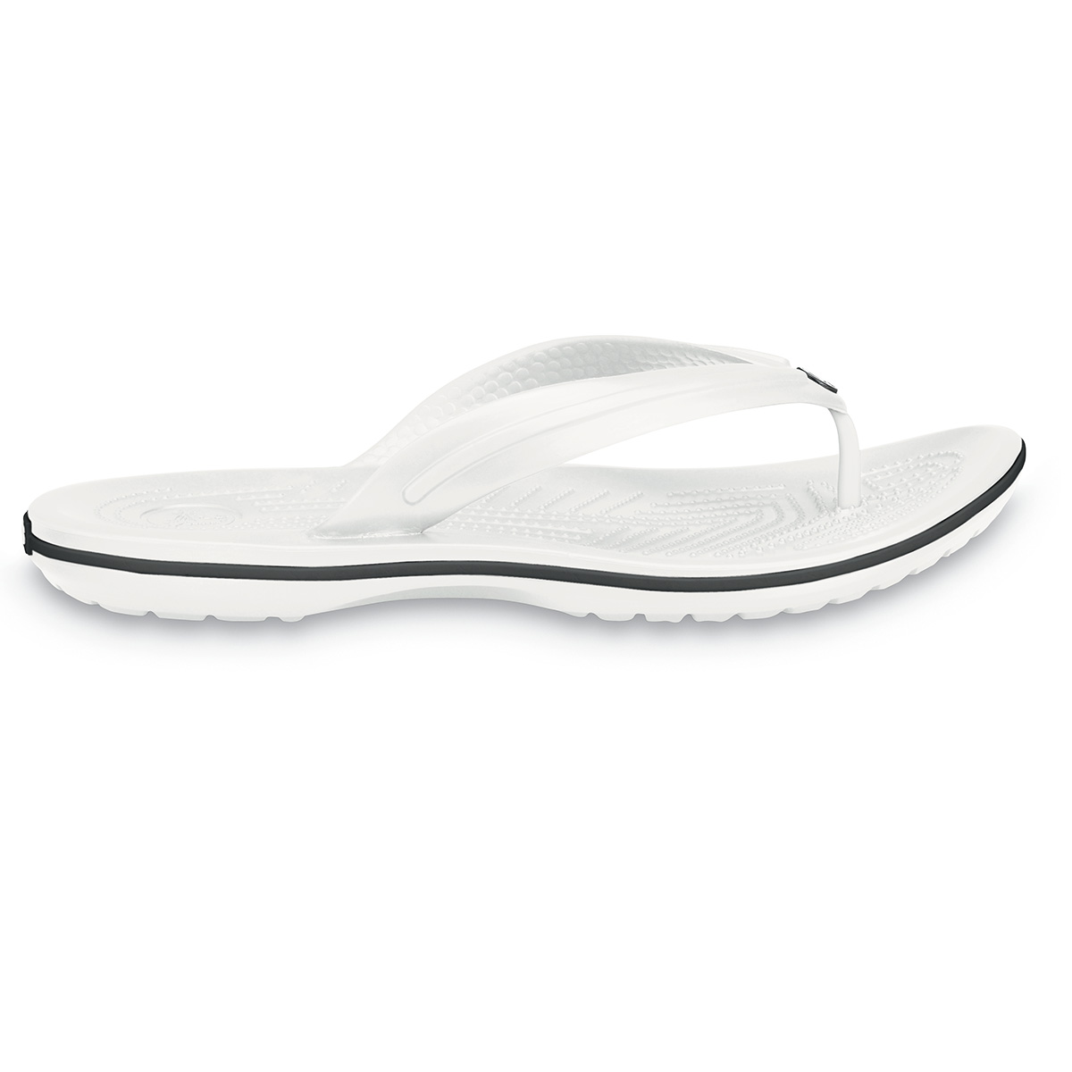 Crocs white flip flops on sale