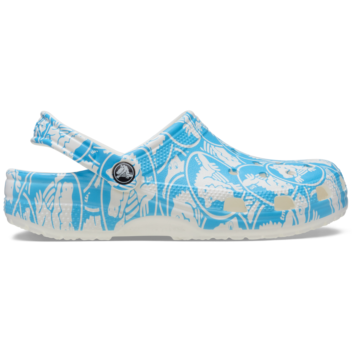 Classic Duke Print Clog - Venetian Blue