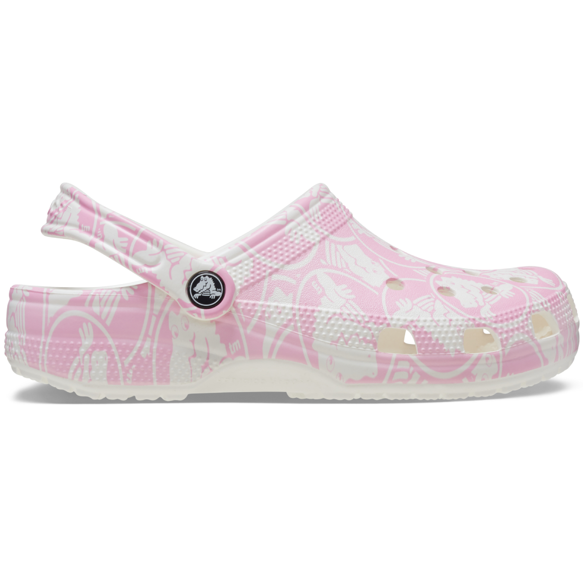 Classic Duke Print Clog - Pink Tweed