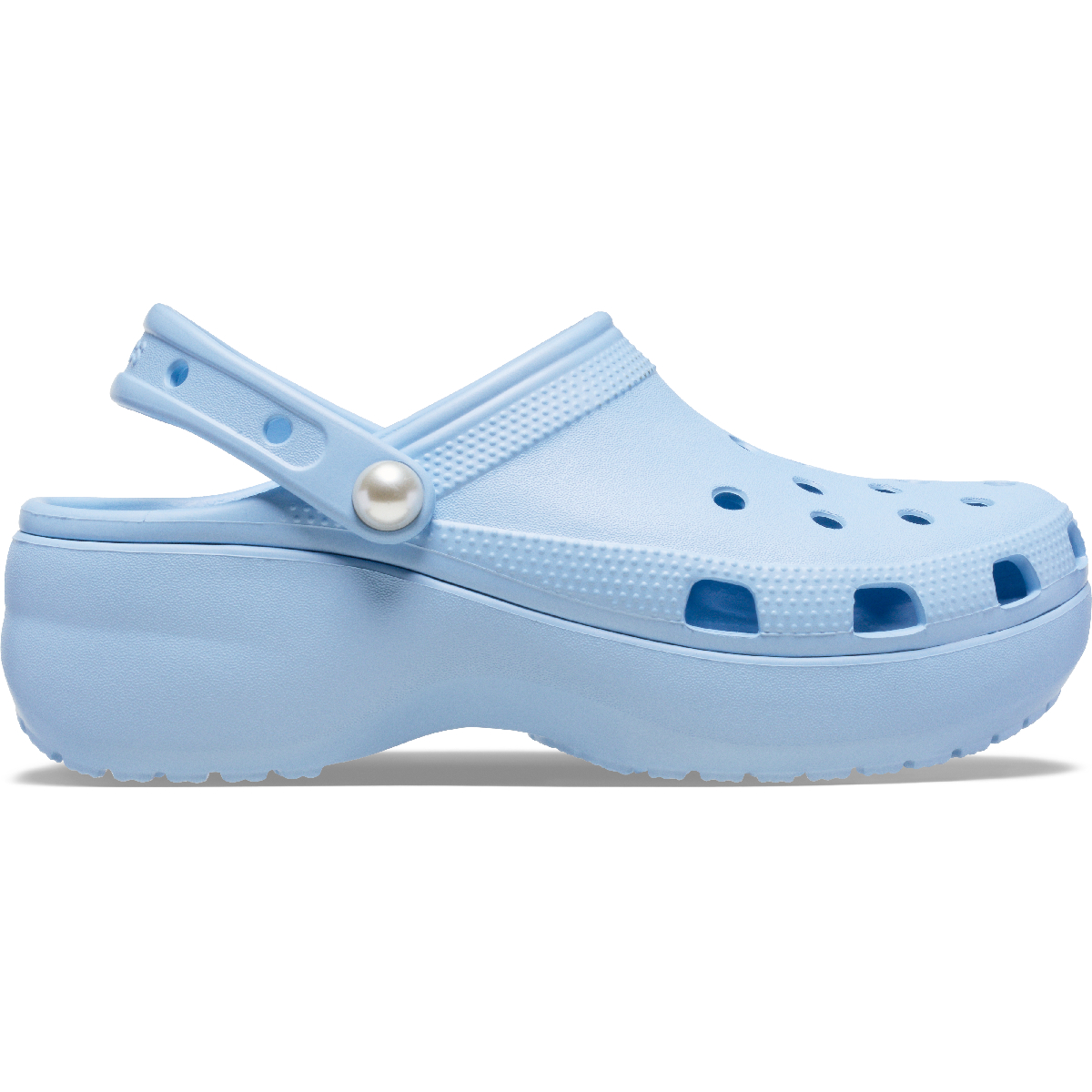 Classic Platform Pearl Clog - Blue Calcite