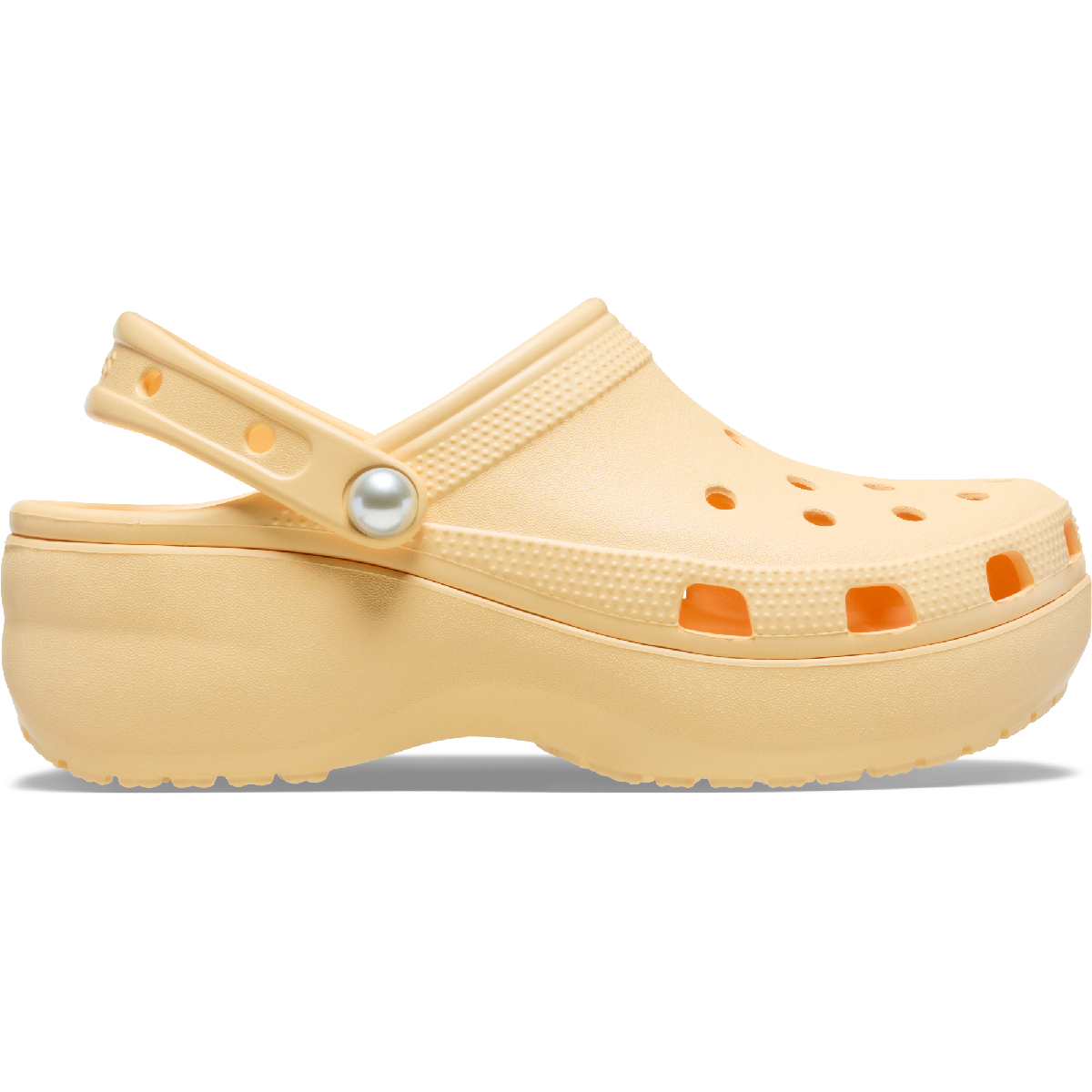 Classic Platform Pearl Clog - Golden Hour